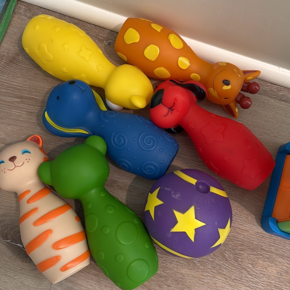 Animal-Themed Bowling Set for Kids